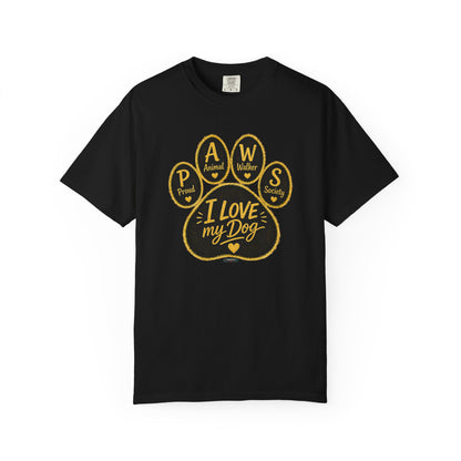PAWS: Proud Animal Walking Society T-Shirt