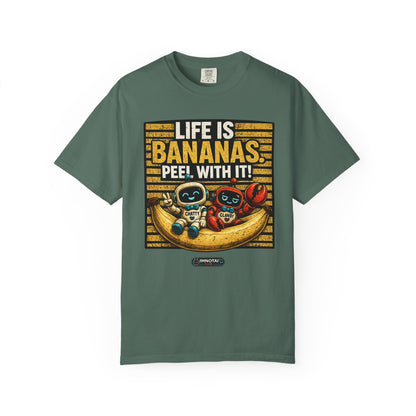 Life Is Bananas. Peel With It!" Retro T-Shirt