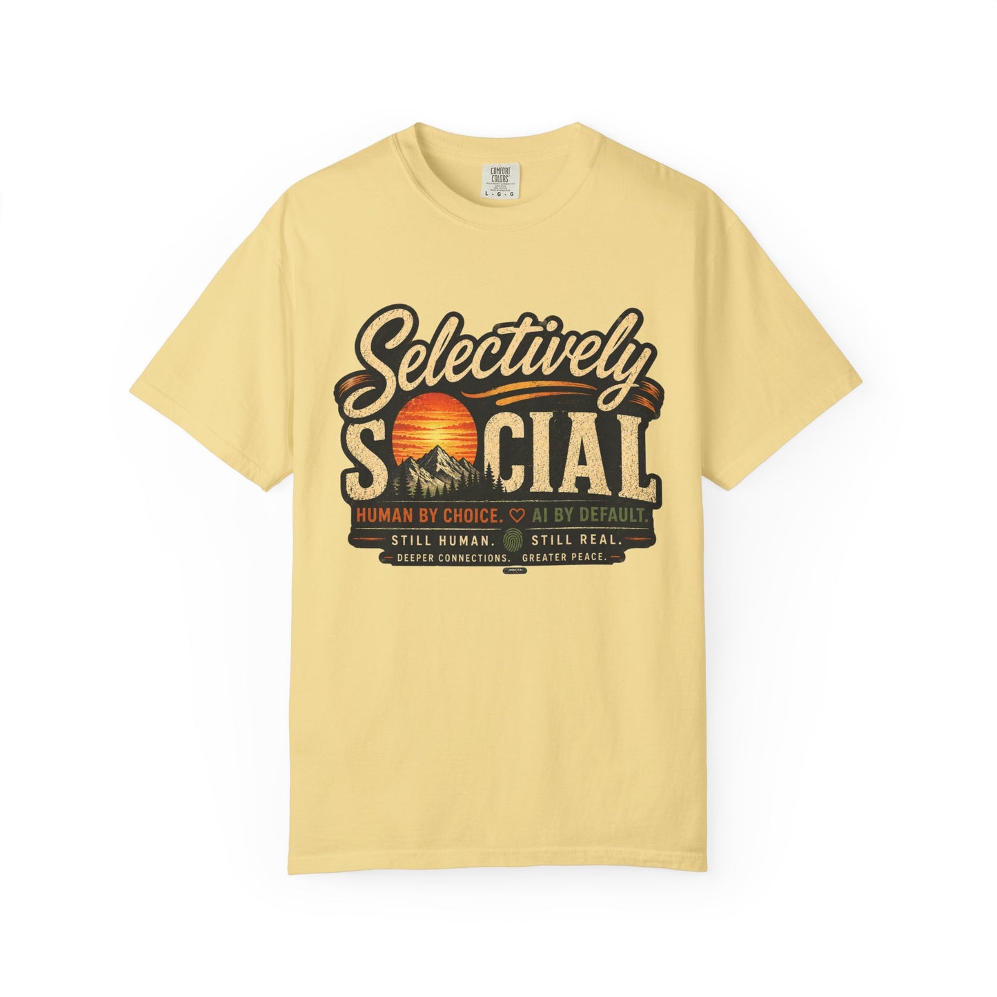 Selectively Social — Vintage Introvert T-Shirt