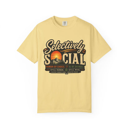 Selectively Social — Vintage Introvert T-Shirt