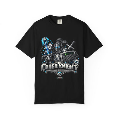 Coder Knight T-Shirt — Gaming & Programmer Graphic Tee