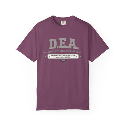 D.E.A. "Desperately Exhausted Artist" Graphic Tee for Creatives