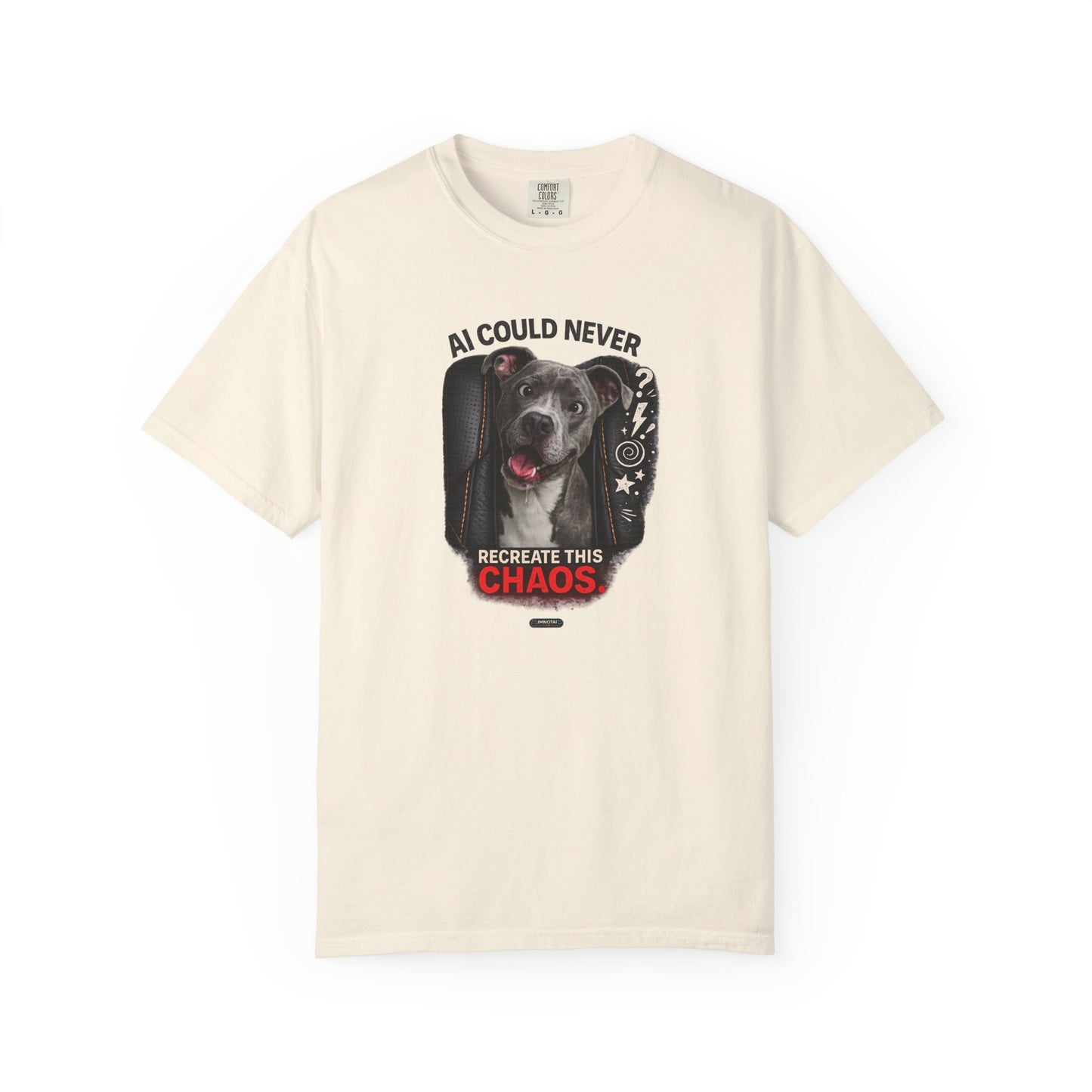DOG Pitbull: AI Could Never Recreate This Chaos T-Shirt
