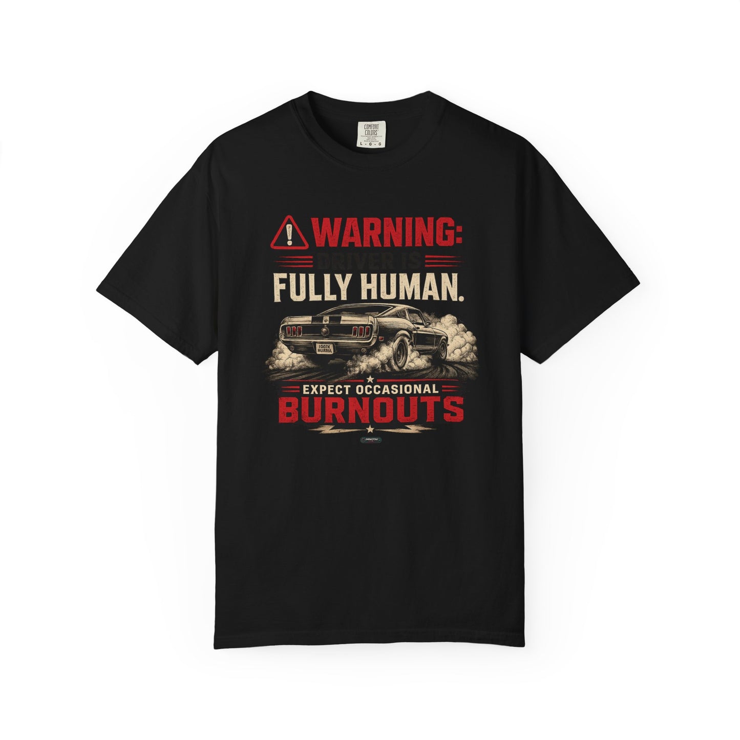 CLASSIC CAR Warning Driver is Fully Human T-Shirt