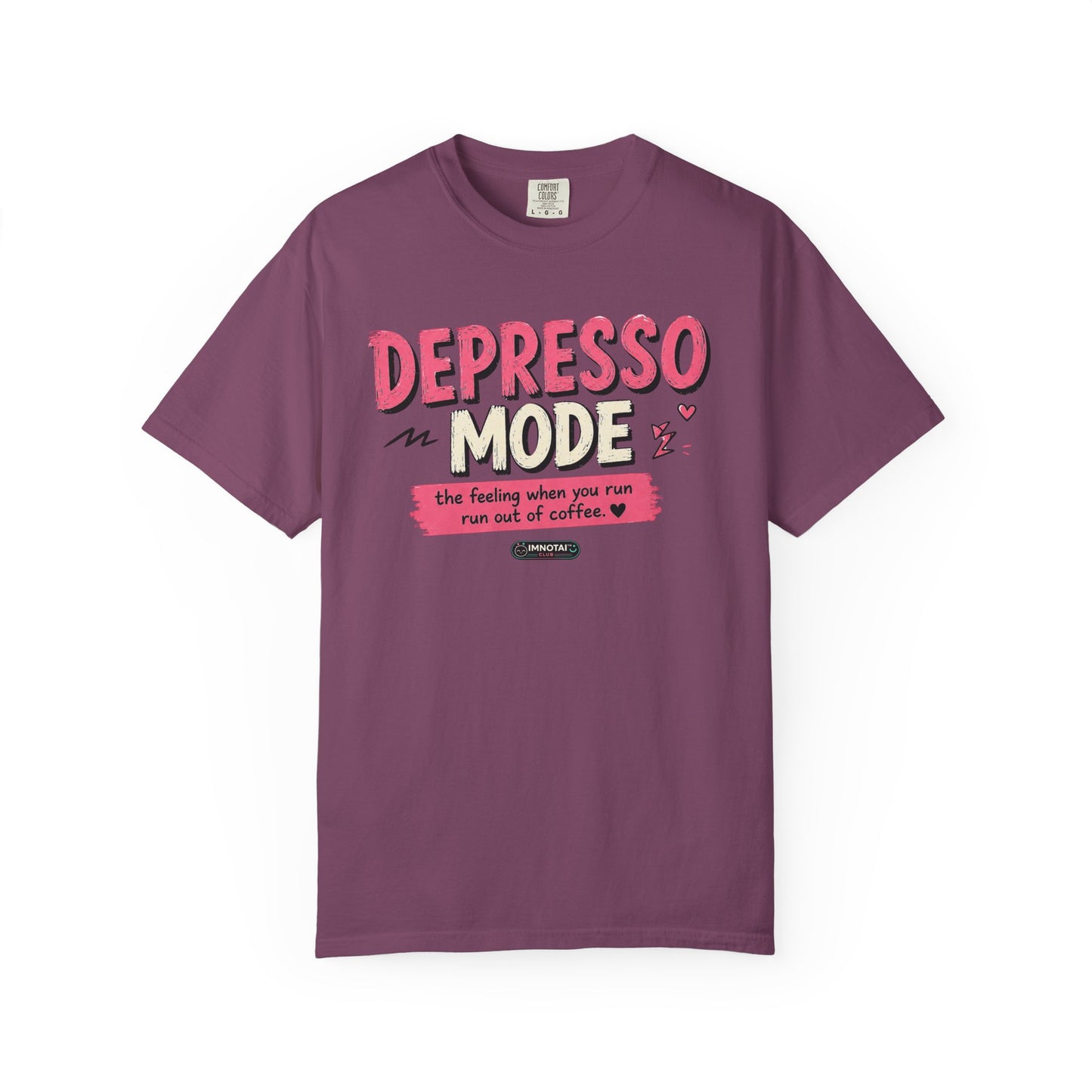 Depresso Mode- The Feeling  When You Run of  Coffee T-Shirt