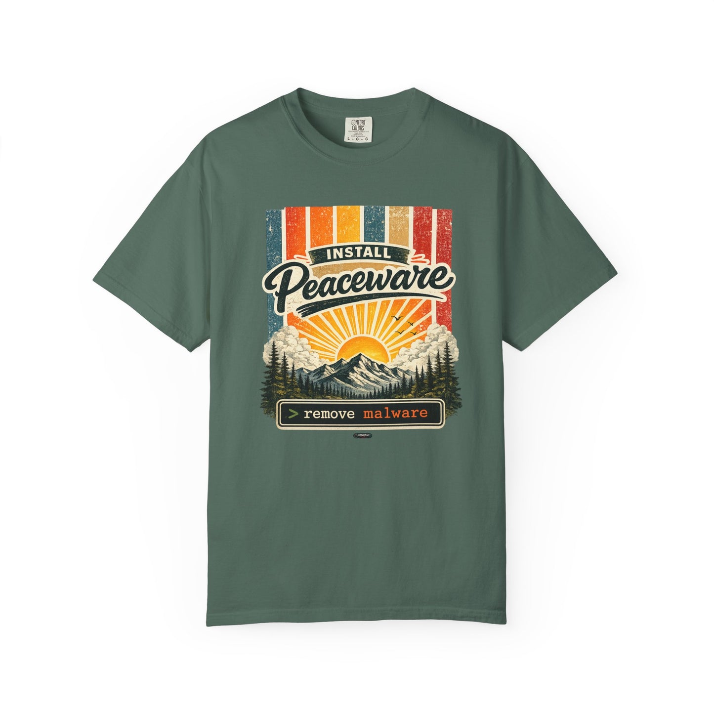 HUMANWARE : Install Peaceware Retro Nature T-Shirt