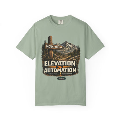 Mountains Elevation is GREATER Than Automation T-Shirt