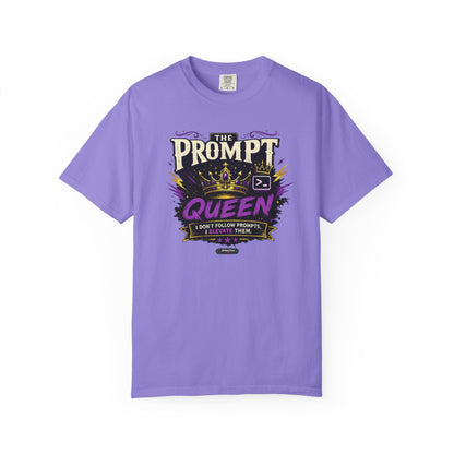 Prompt Queen" Graphic Tee with Crown Design