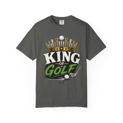 King of Golf T-Shirt — Crowned Golfer Graphic Tee