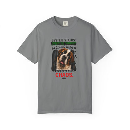 DOG St. Bernard: AI Could Never Recreate This Chaos T-Shirt