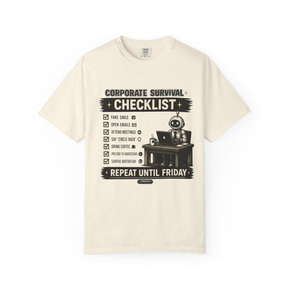 Corporate Survival Checklist T-Shirt