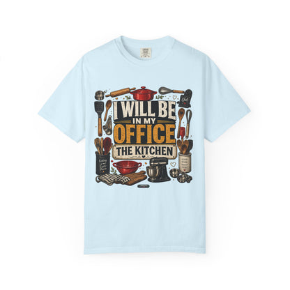 Dad Rule Kitchen Is My Office T-Shirt — Funny Chef/Cook Shirt