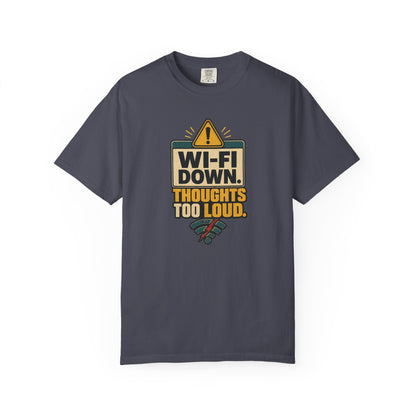 Wi‑Fi Down Funny Internet Error Graphic Tee
