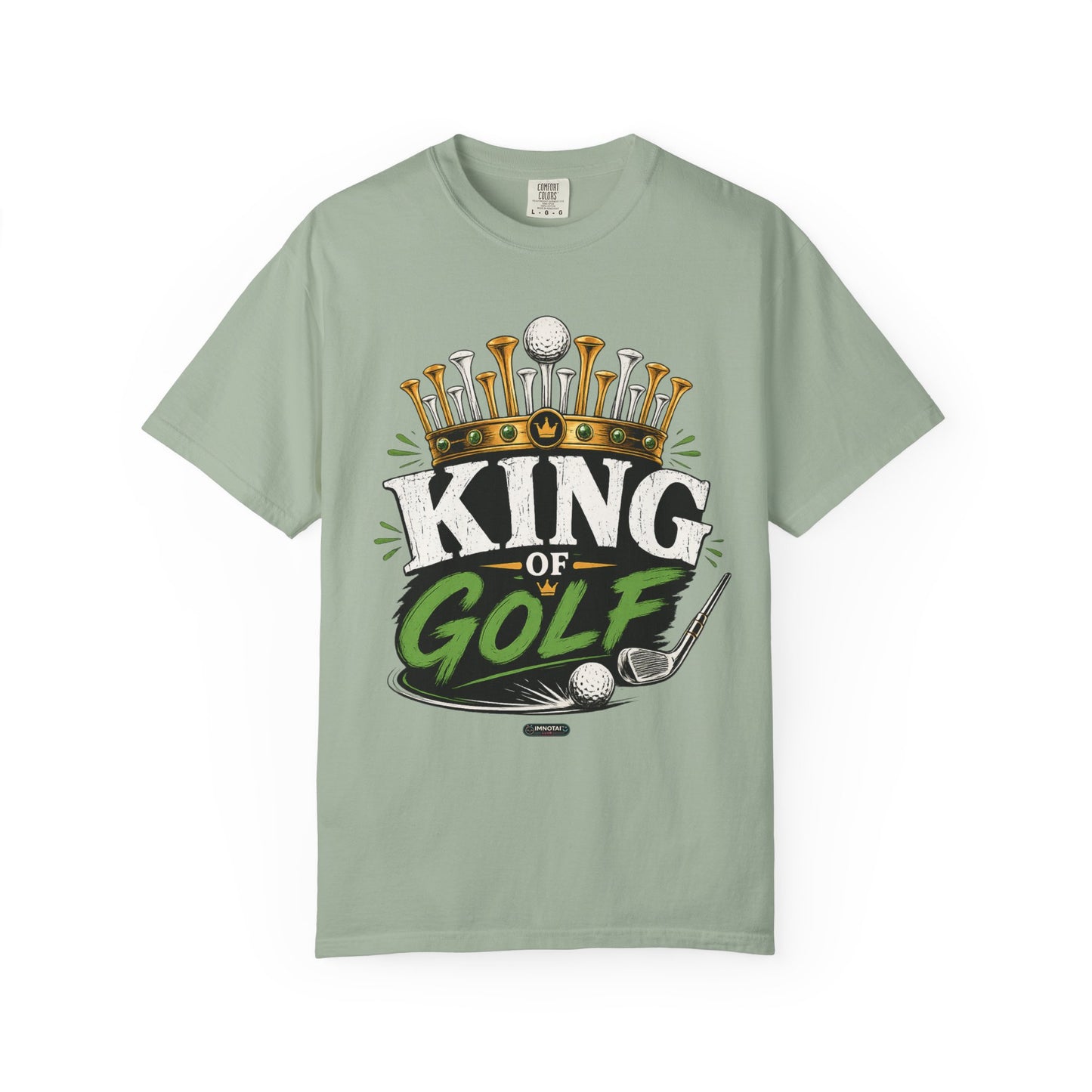 King of Golf T-Shirt — Crowned Golfer Graphic Tee