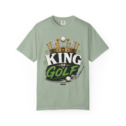 King of Golf T-Shirt — Crowned Golfer Graphic Tee