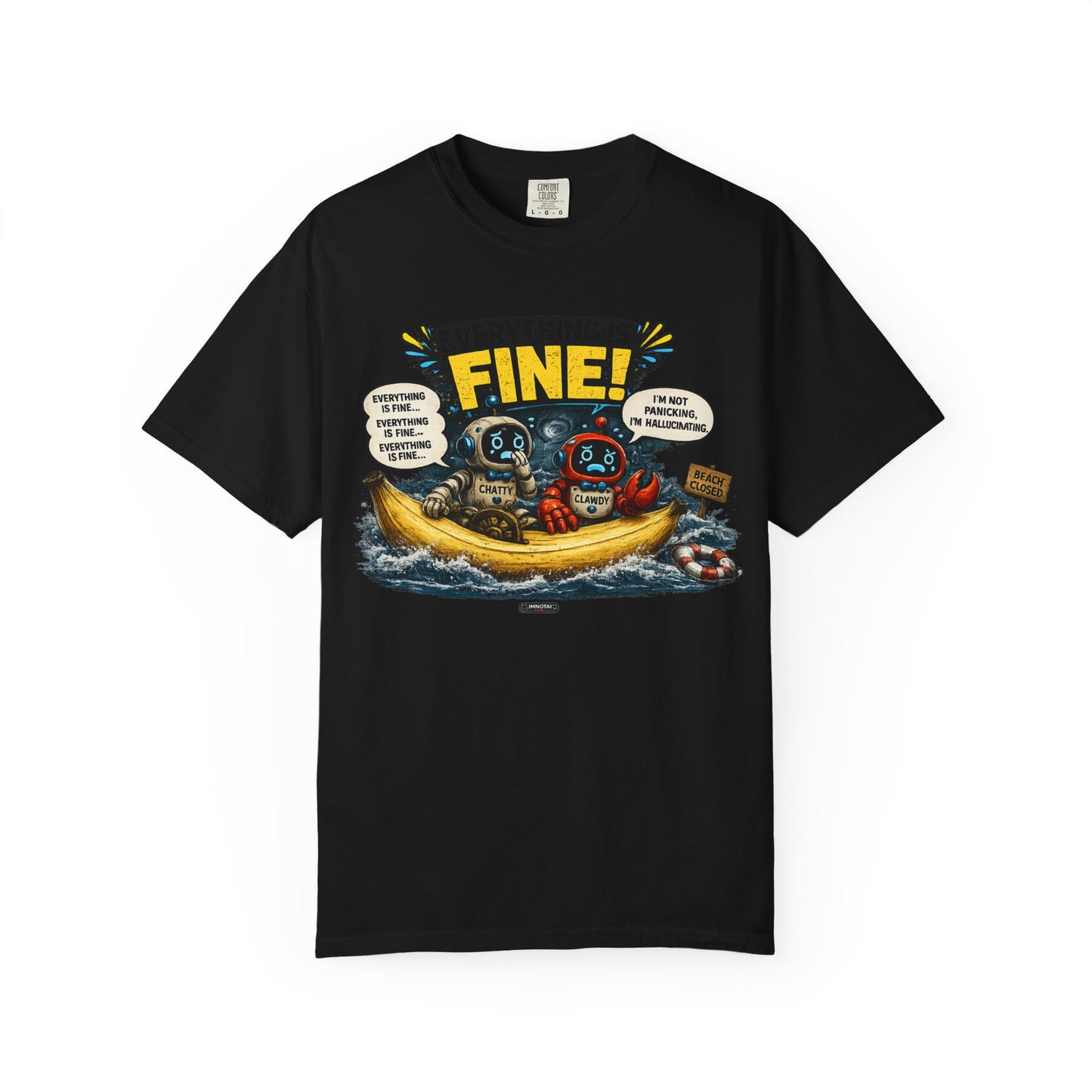 Everything Is Fine! Going Through Hurricane Bananas T-Shirt