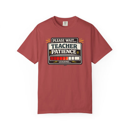 BTS: Please  Wait. Teacher Patience Loading. - Graphic Tee (Teacher / Parent Humor)