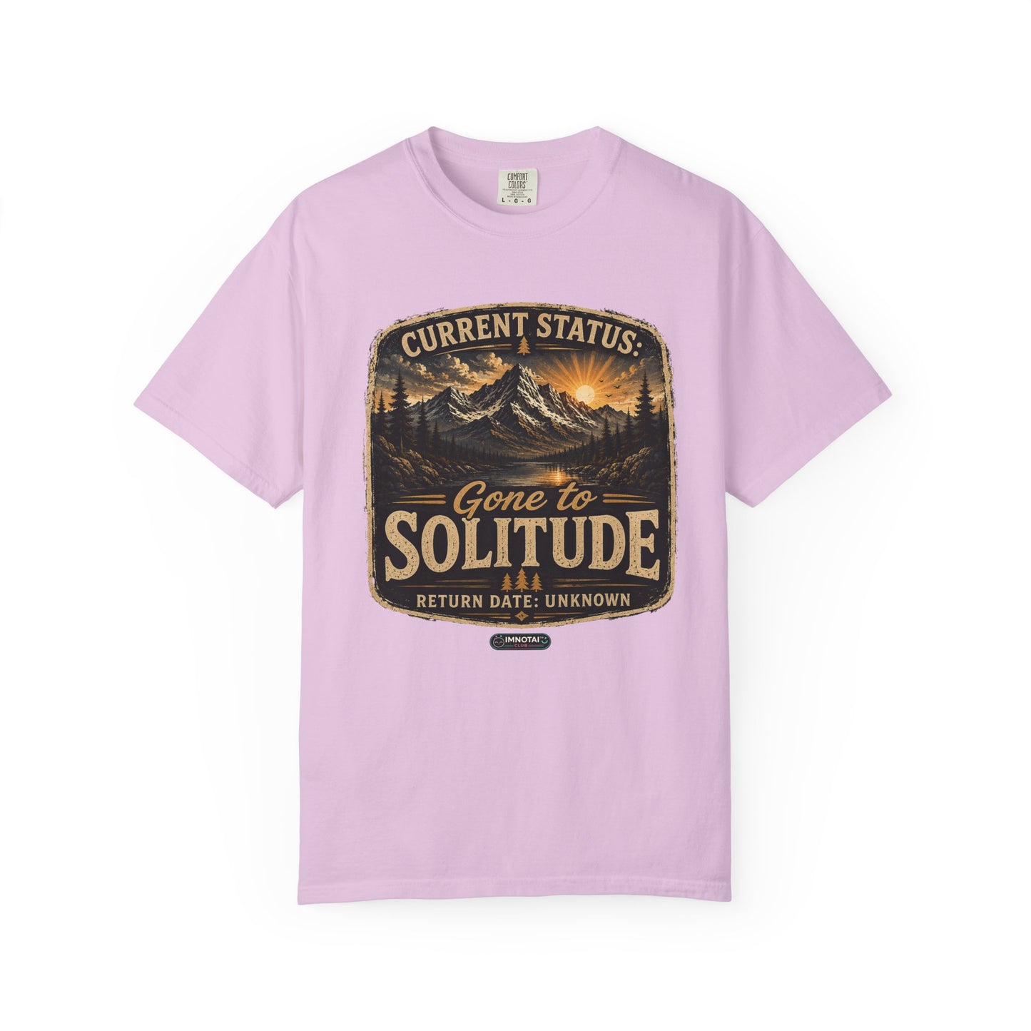 Mountain :Current Status- Gone to Solitude T-Shirt
