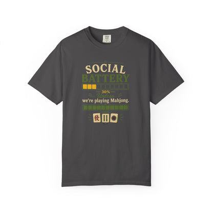 MAHJONG: Social Battery 30% T-Shirt