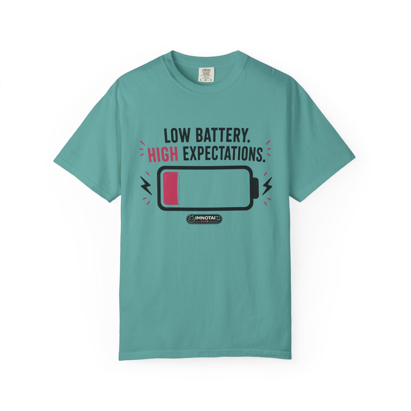 Low Battery, High Expectations T-Shirt