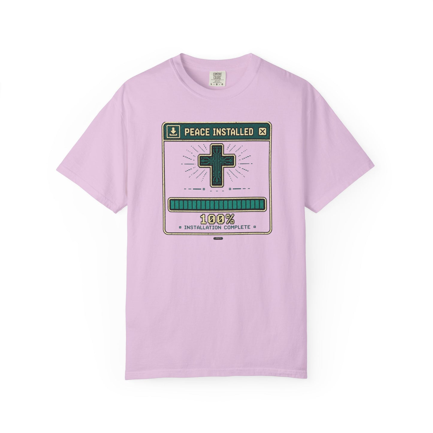 DigitalDivine: Peace Installed Faith Graphic T-Shirt