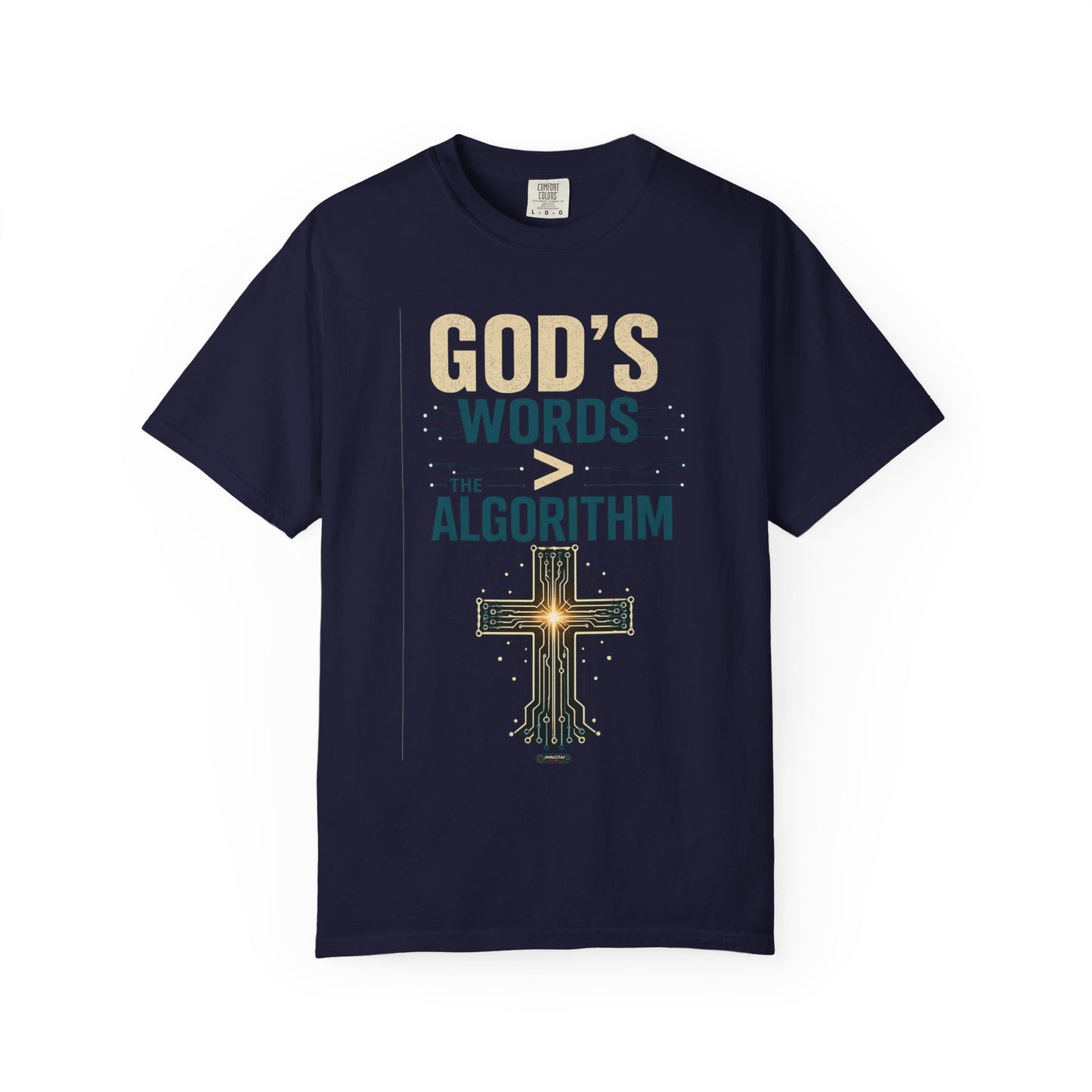 DigitalDivine: GOD'S WORDS > THAN ALGORITHM T-Shirt