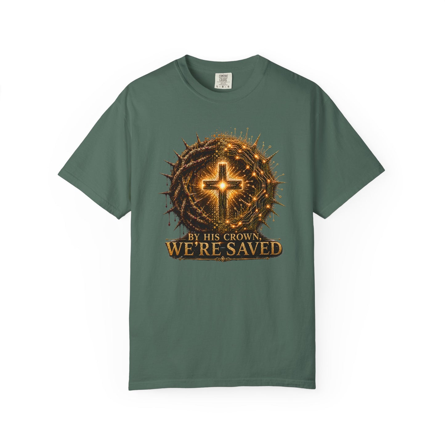 DigitalDivine: By HIS Crown, We're Saved T-Shirt