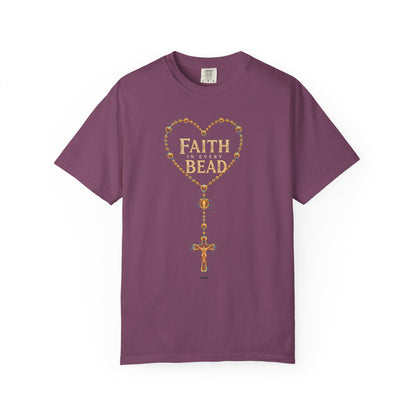 DigitalDivine: FAITH On Every Bead Religious Tee