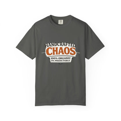 Handcrafted Chaos T-Shirt — Funny Organic 0% Predictable Graphic Tee