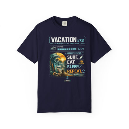 Vacation.exe Surf. Eat. Sleep. Repeat. T-Shirt