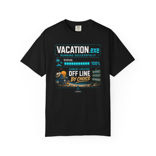 Vacation.exe Offline By Choice Beach Tshirt