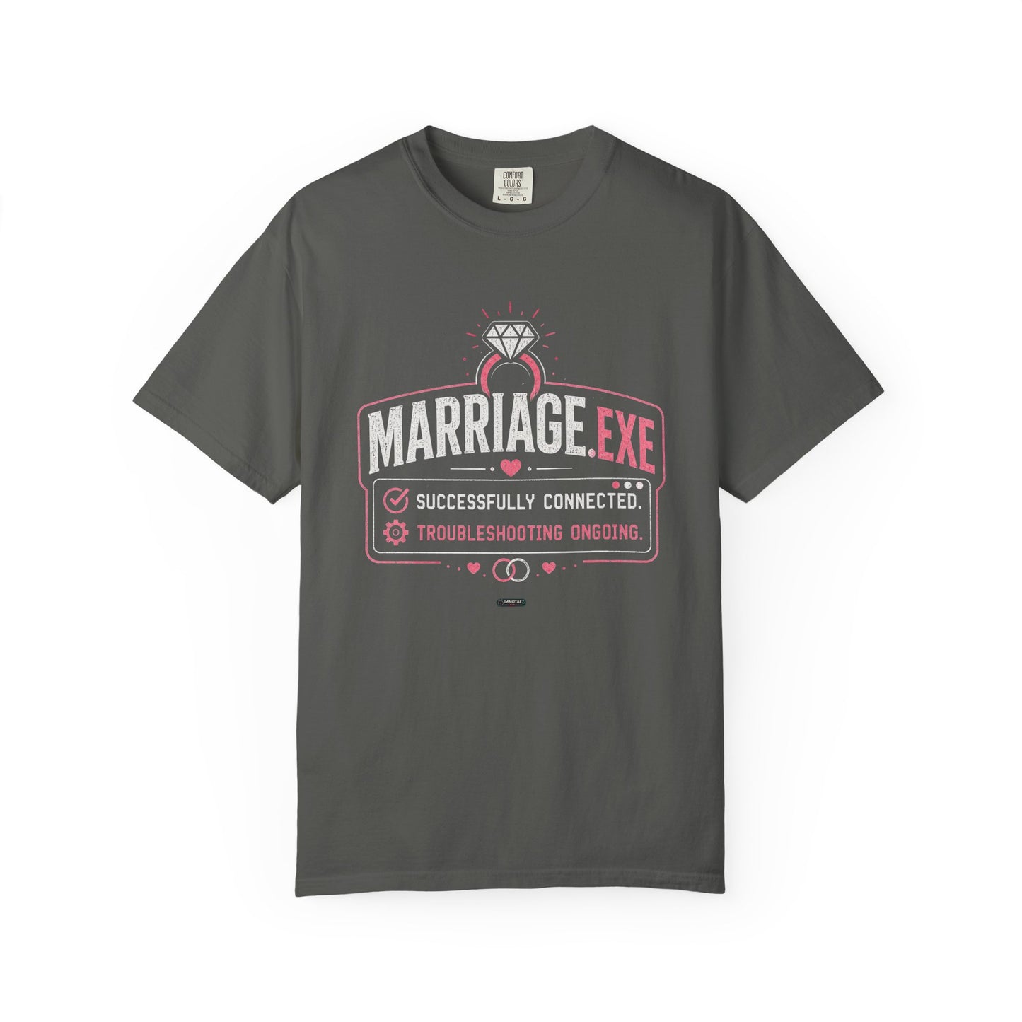 Marriage.exe Wedding Tee (Troubleshooting: Ongoing)