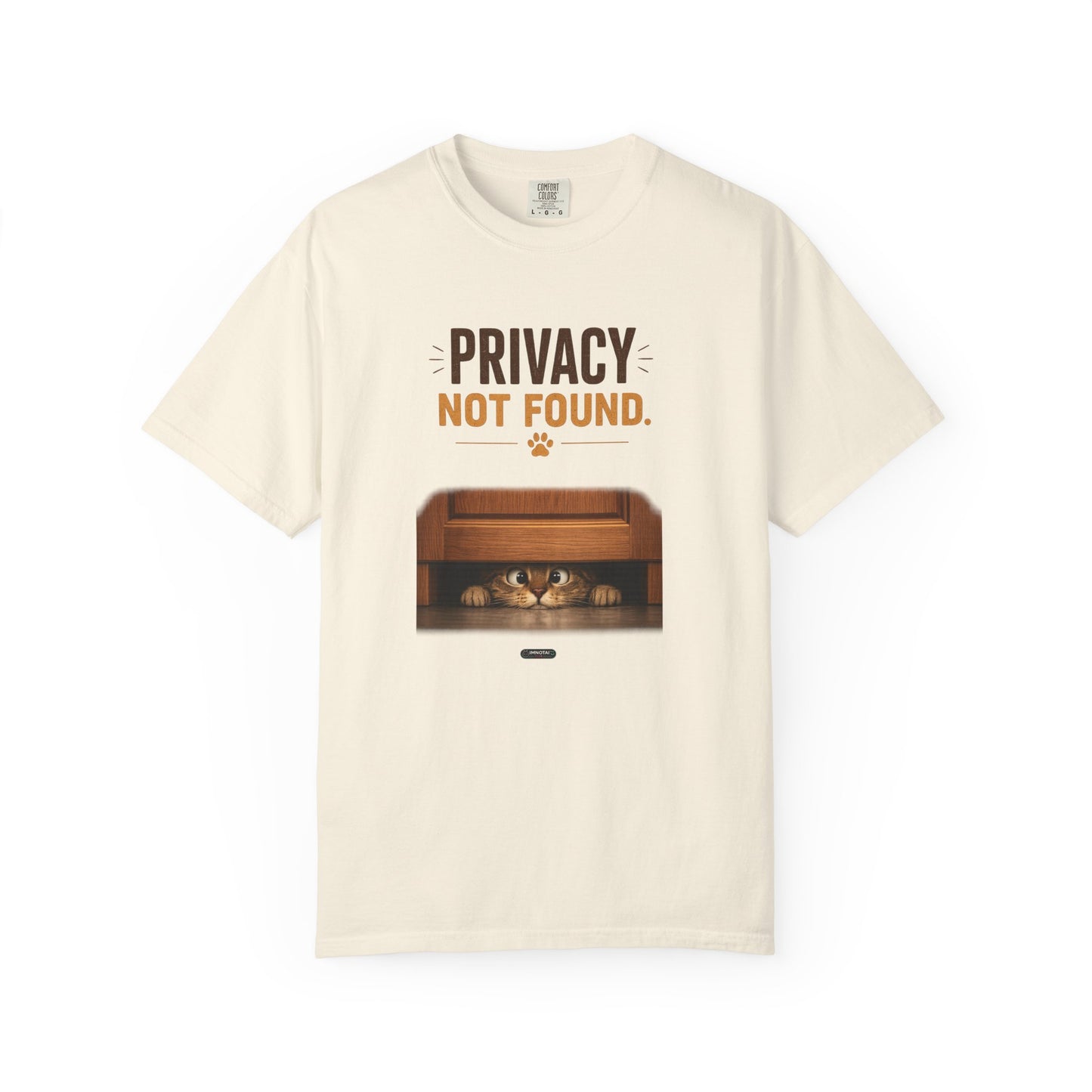 CAT: Privacy Not Found Cat T-Shirt