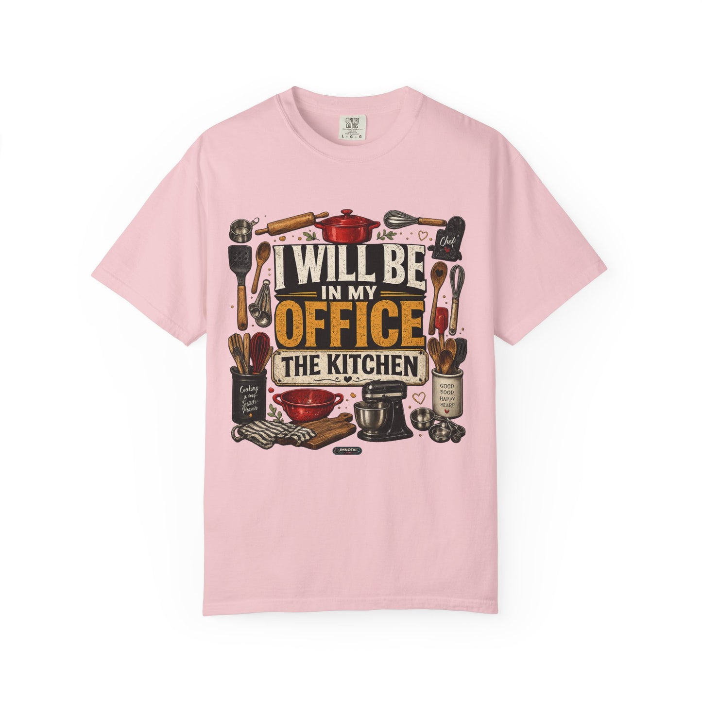 Dad Rule Kitchen Is My Office T-Shirt — Funny Chef/Cook Shirt
