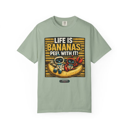 Life Is Bananas. Peel With It!" Retro T-Shirt