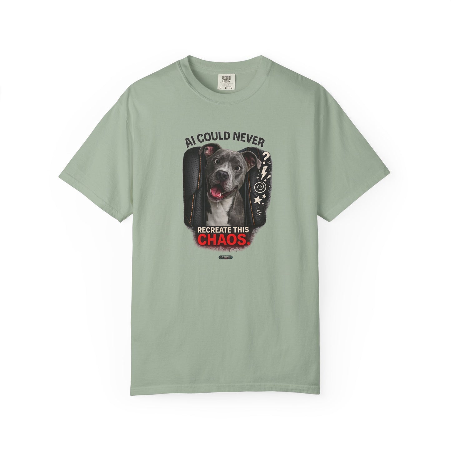 DOG Pitbull: AI Could Never Recreate This Chaos T-Shirt