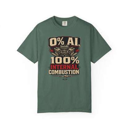 CLASSIC CAR 0% AI. 100% Internal Combustion T-Shirt