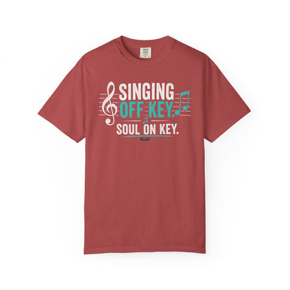 MUSIC: Singing  Off  Key. Soul On Key T-Shirt