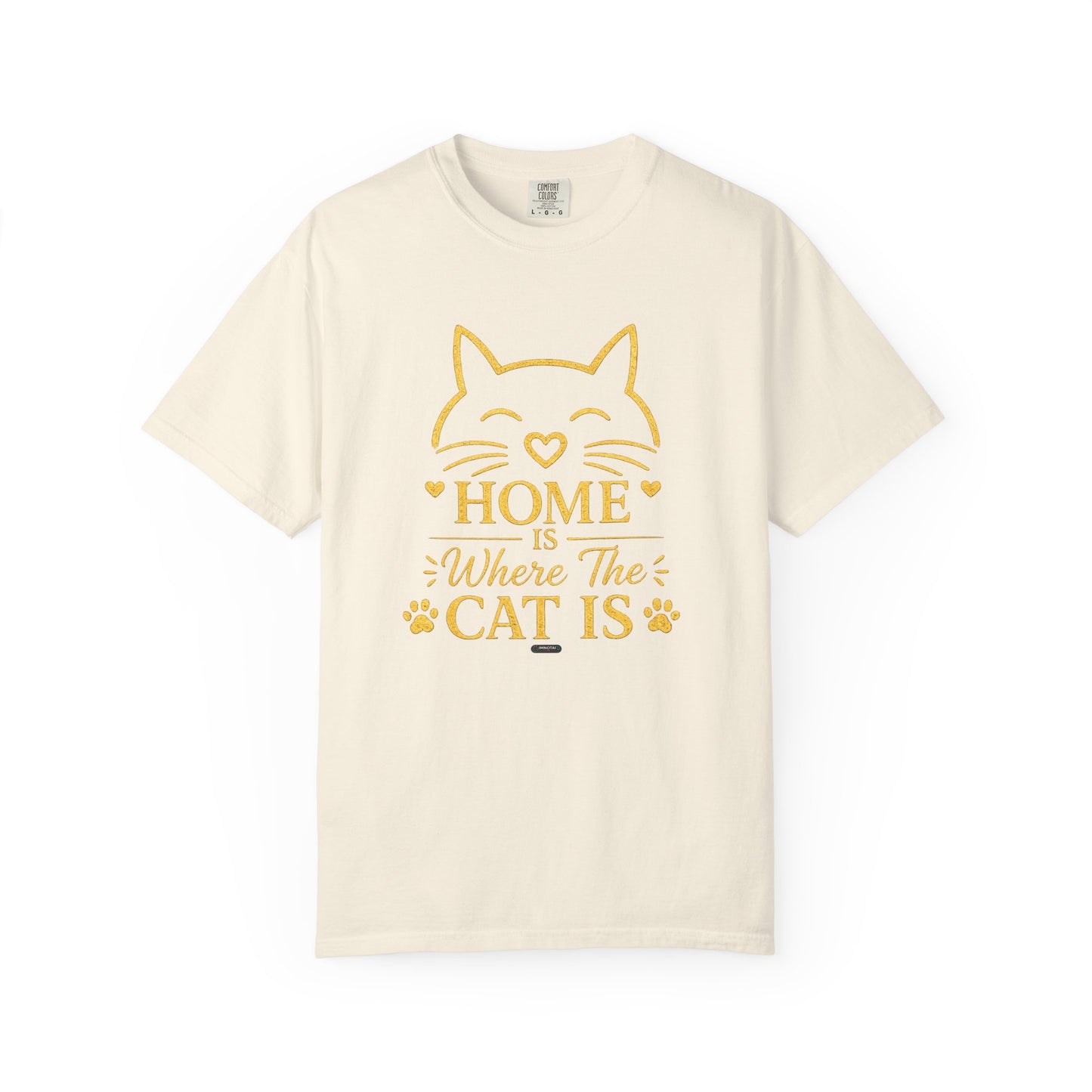 CAT HOME — Where the Cat Is T-Shirt
