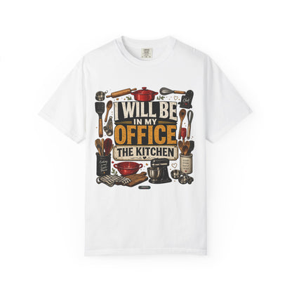 Dad Rule Kitchen Is My Office T-Shirt — Funny Chef/Cook Shirt