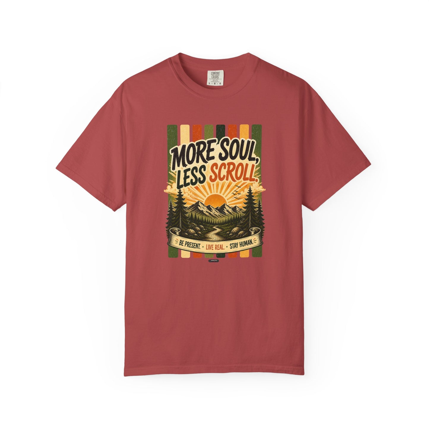 HUMANWARE : More Soul, Less Scroll  Retro Nature T-Shirt