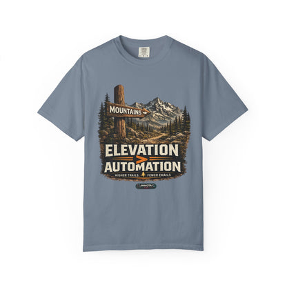 Mountains Elevation is GREATER Than Automation T-Shirt