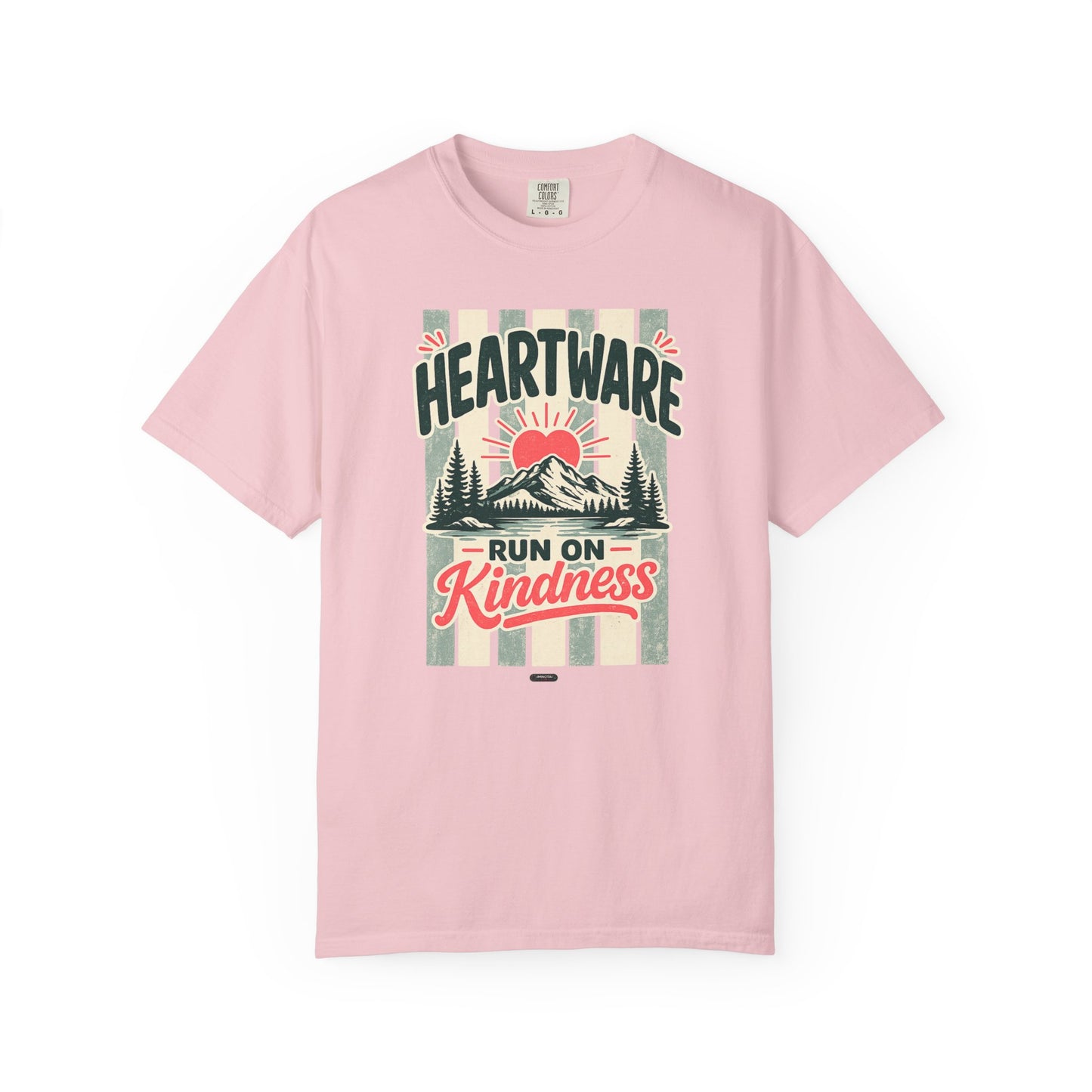 HUMANWARE : HEARTWARE. Run on Kindness. Retro Nature T-Shirt