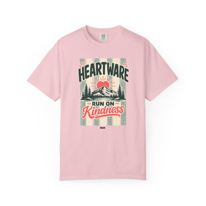 HUMANWARE : HEARTWARE. Run on Kindness. Retro Nature T-Shirt