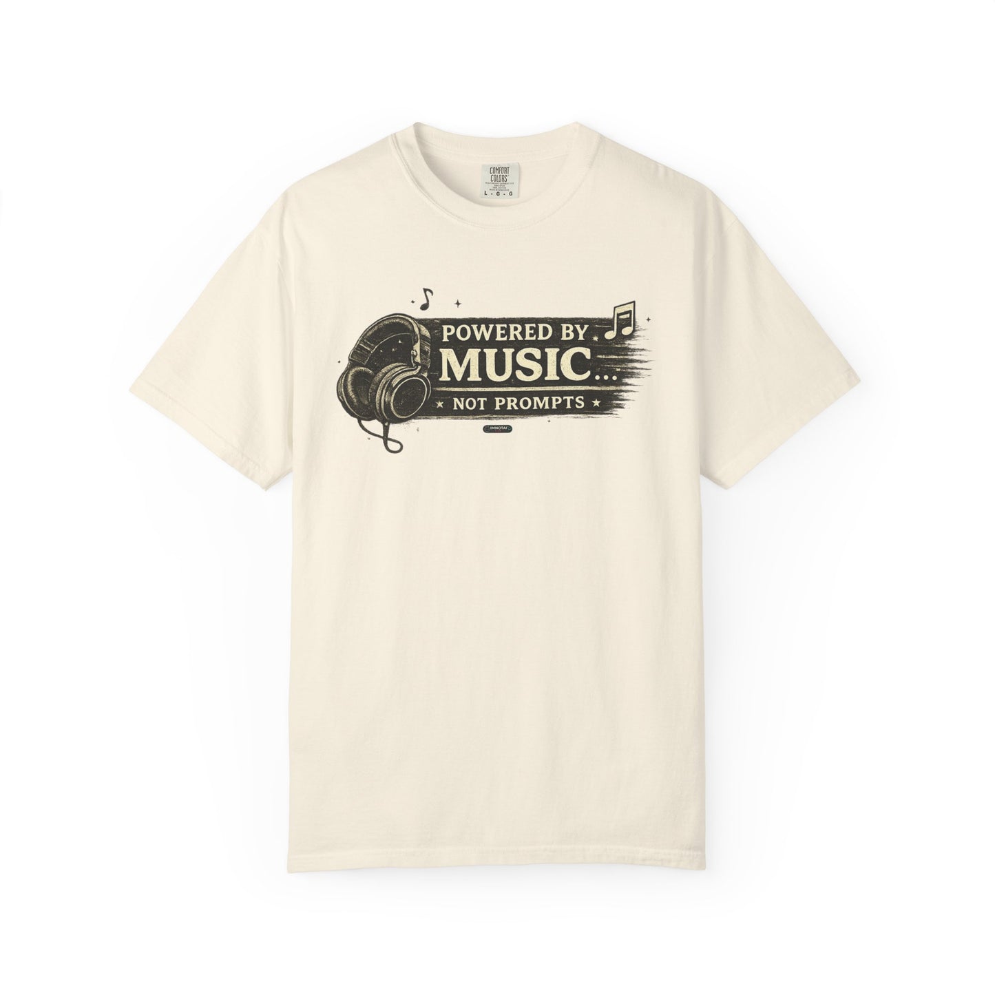 Music: Headphones Graphic "Not Prompts" T=Shirts