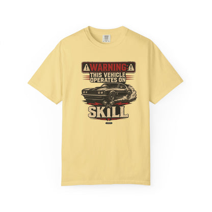 CLASSIC CAR This Vehicle Operate On Skills T-Shirt