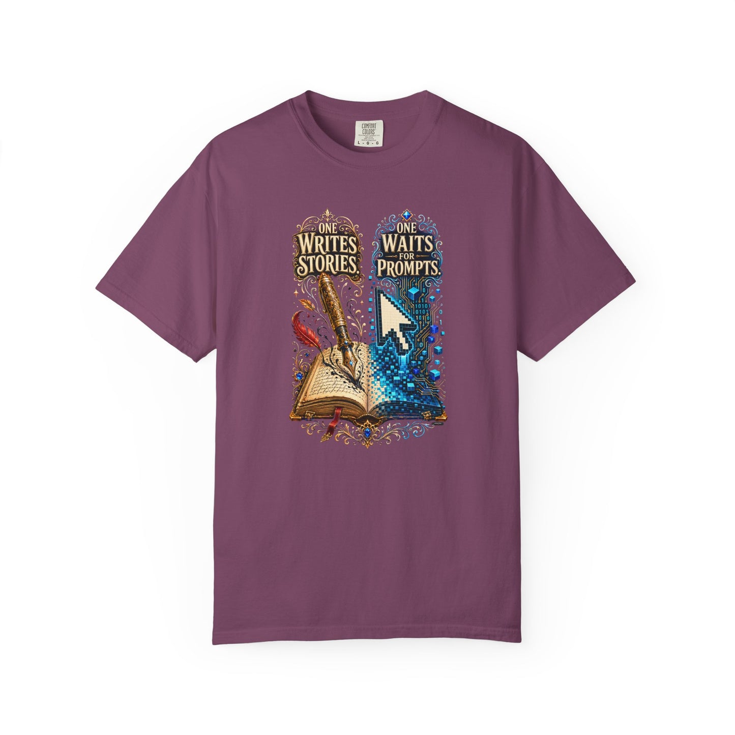 BOOKTee: One Writes Stories, One Waits Prompts T-Shirt