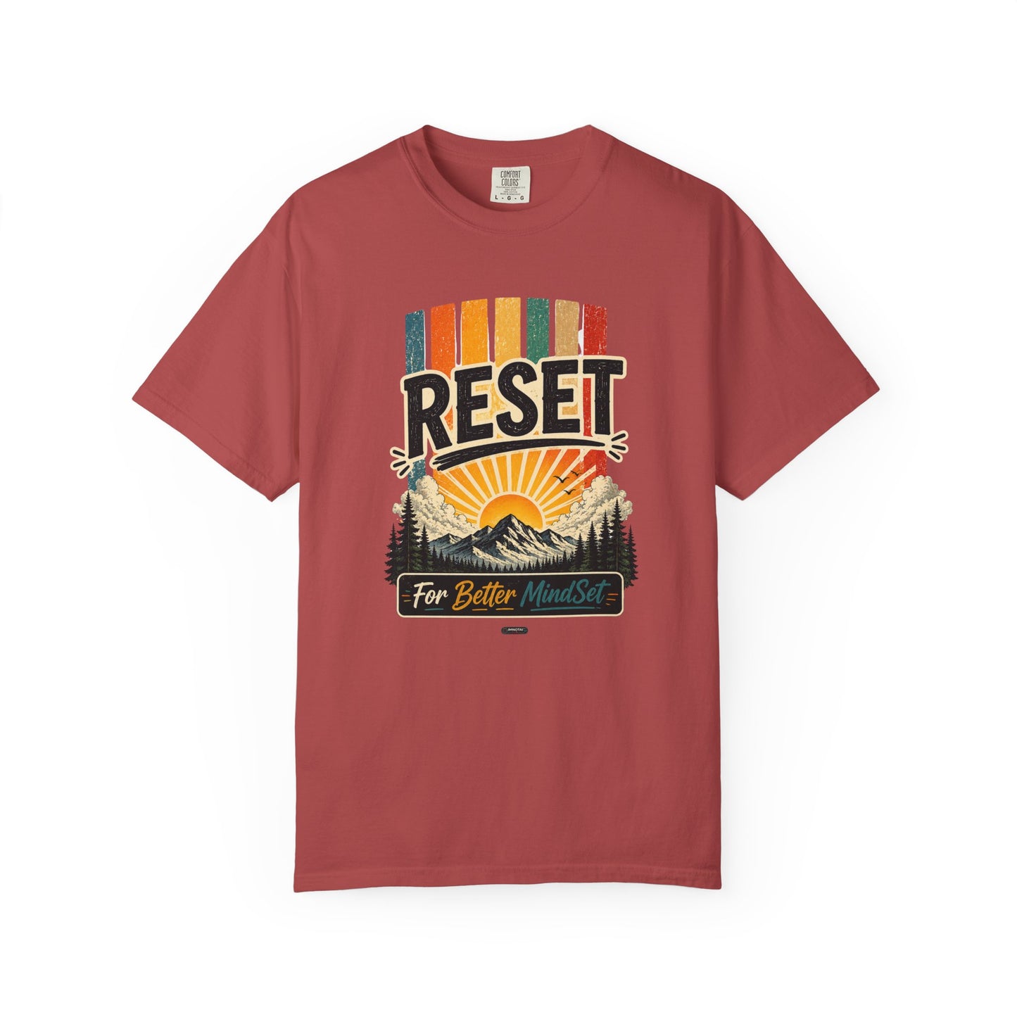 HUMANWARE : RESET For Better Mindset. Retro Nature T-Shirt