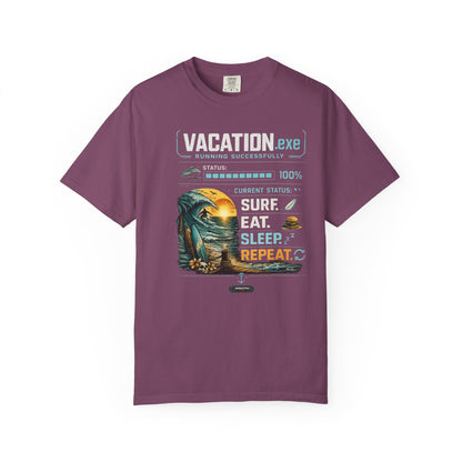 Vacation.exe Surf. Eat. Sleep. Repeat. T-Shirt
