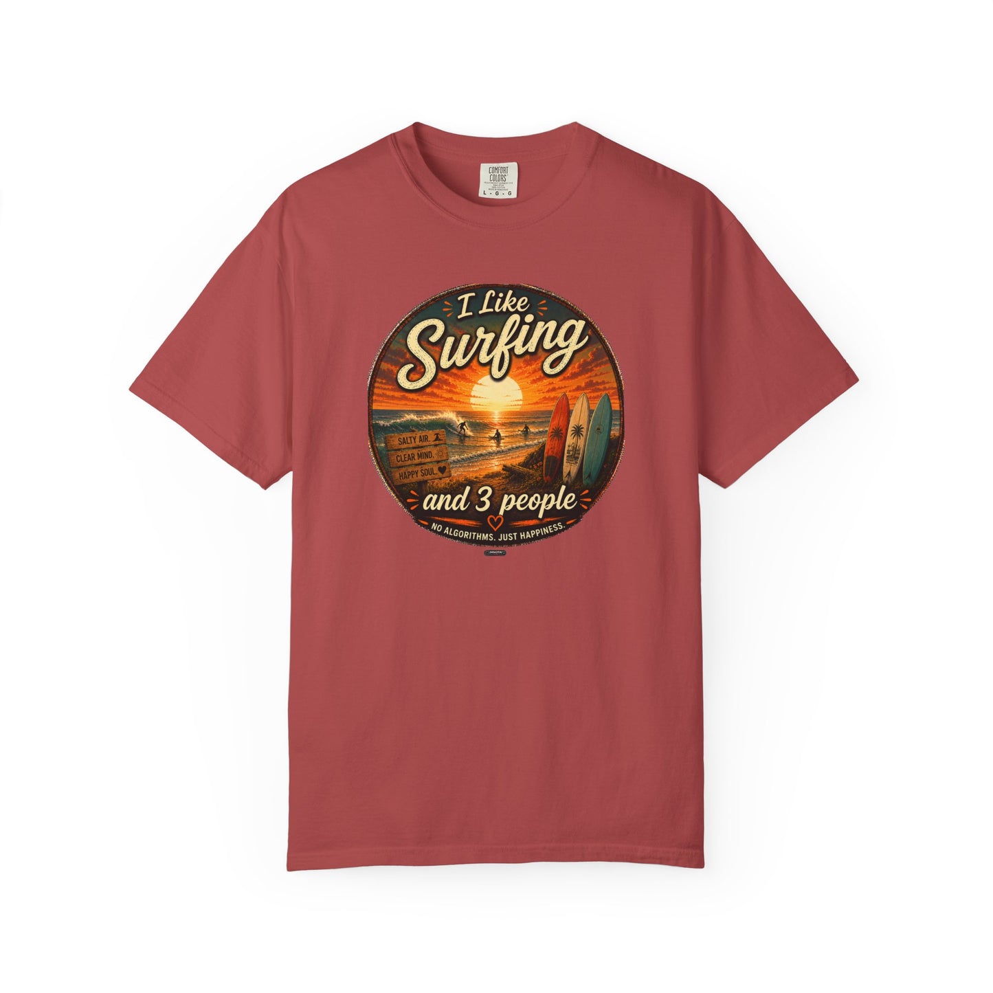 I Like Surfing  and 3 People T-shirt